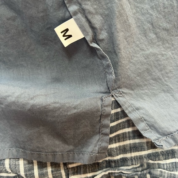 Michael Stars Elsie Striped Mini Shirtdress, size M - Picture 13 of 13